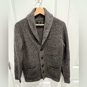 Jcrew men’s Lambswool shawl collar cardigan sweater